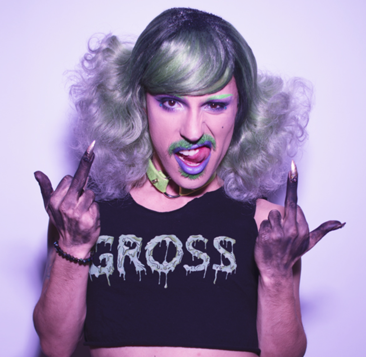 Vera Saucy Queer Fashion Designer and Drag Queen Flips You Off